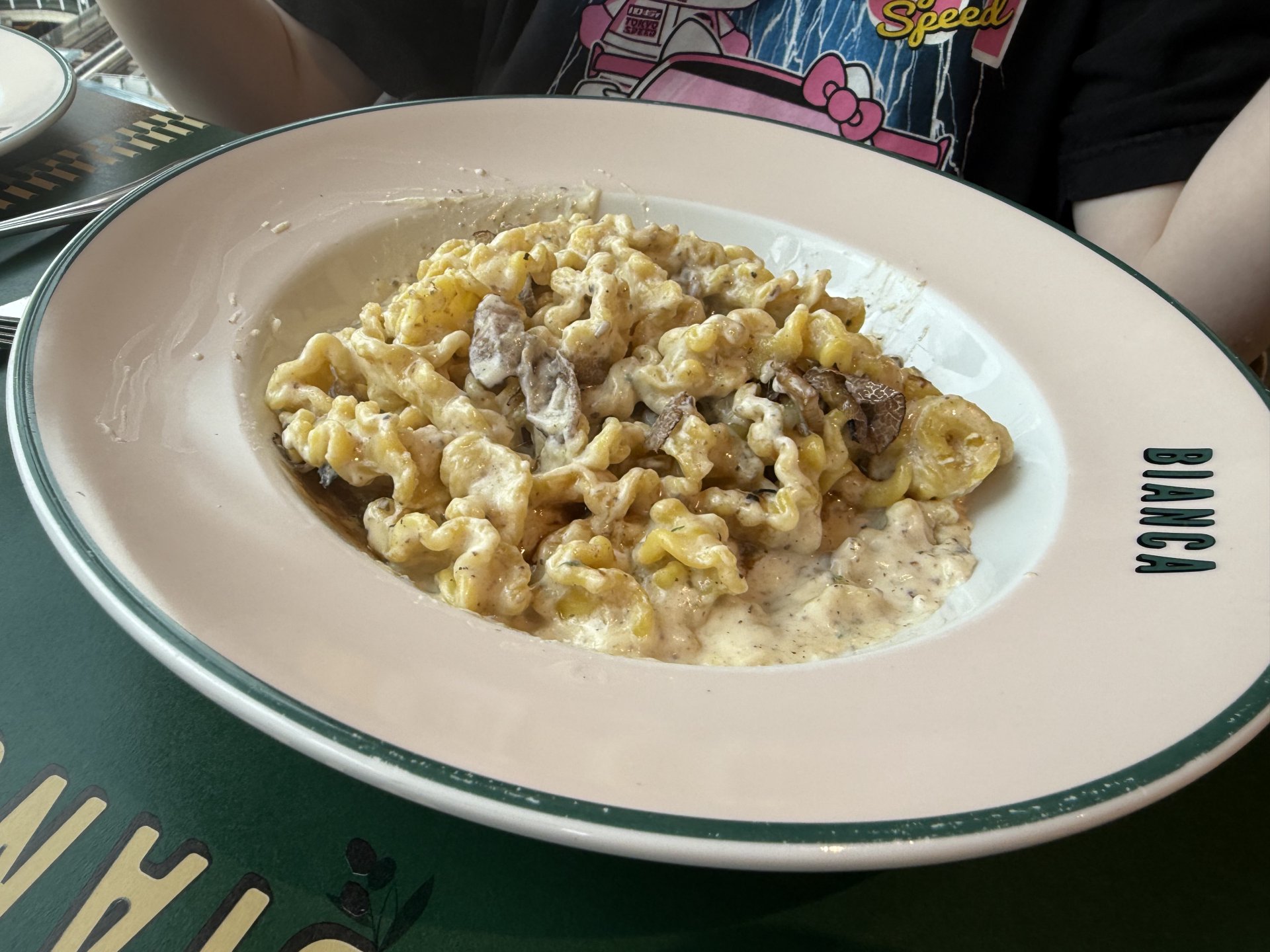 truffle cream pasta